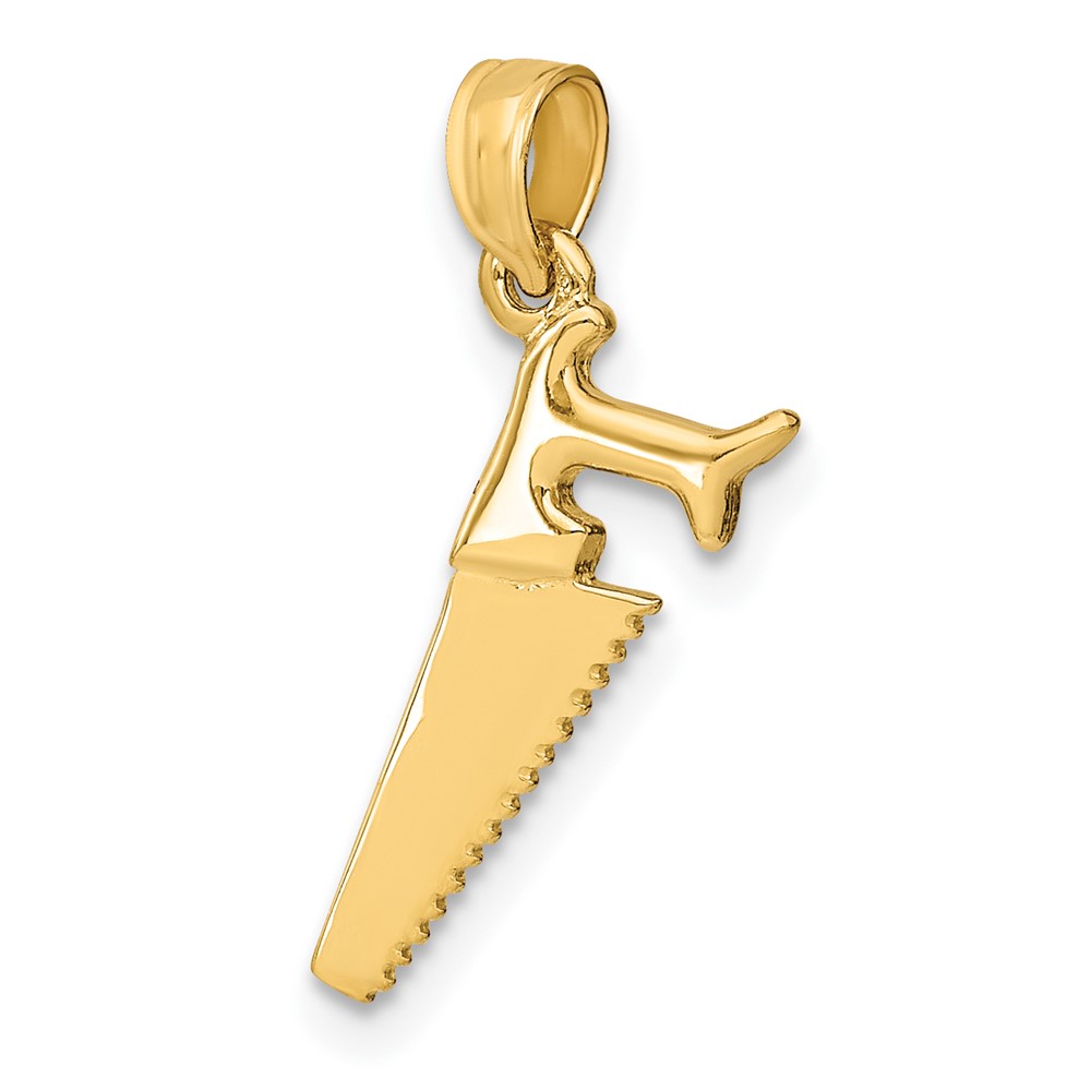 14K 3-D Saw Charm (K7221)