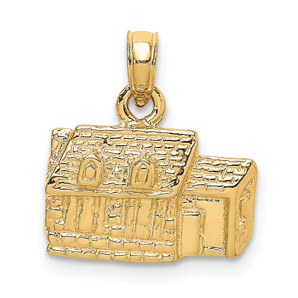 14K 3D KINGS ARMS TAVERN WILLIAMSBURG, VA Charm (K7239)