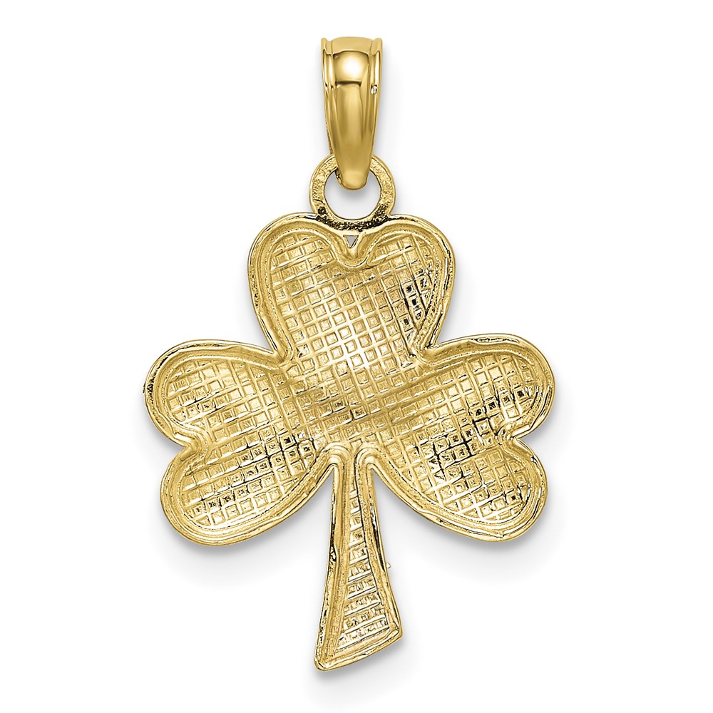 14K 3-Leaf Clover Charm (K7240)