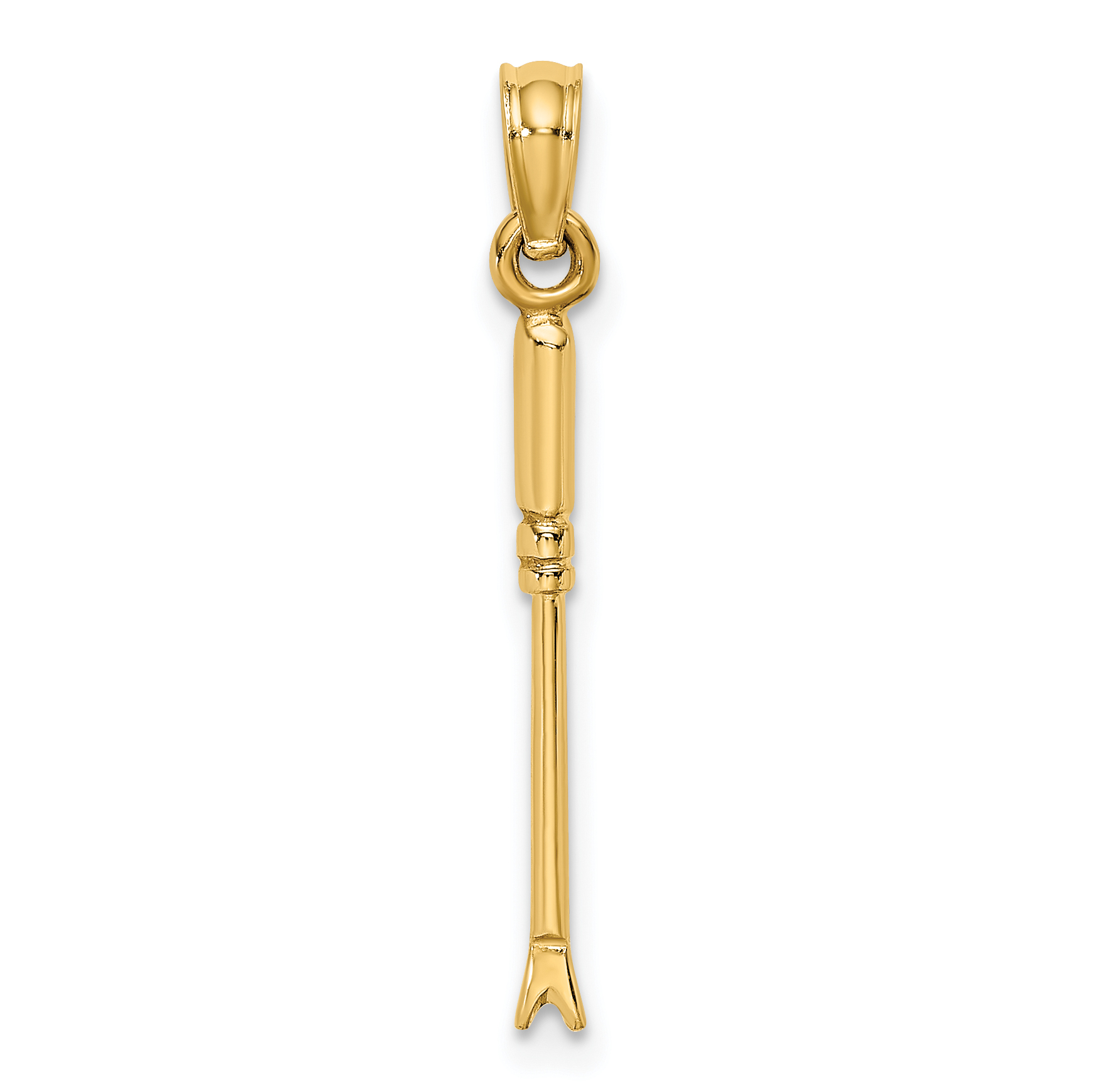 14K 3-D Weeding Garden Tool Charm (K7319)