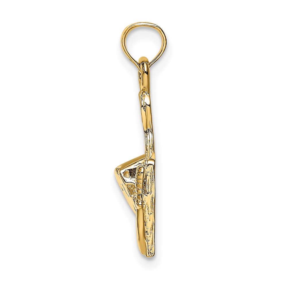 14k  Cheese Board w/ Knife Charm (K7359)