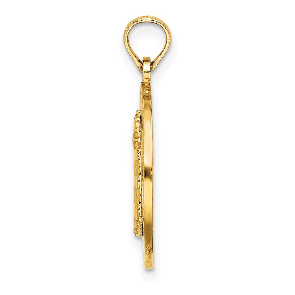 14K BOOTHBAY HARBOR Lighthouse Charm (K7370)