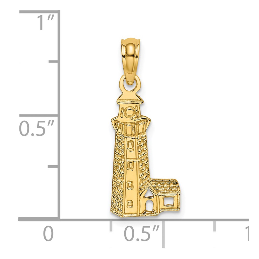 14K Lighthouse Charm (K7380)