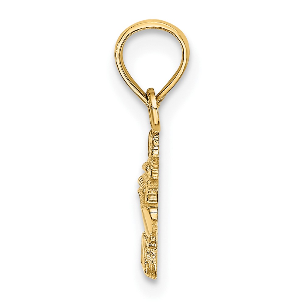 14K NASSAU Cruise Ship Charm (K7599)