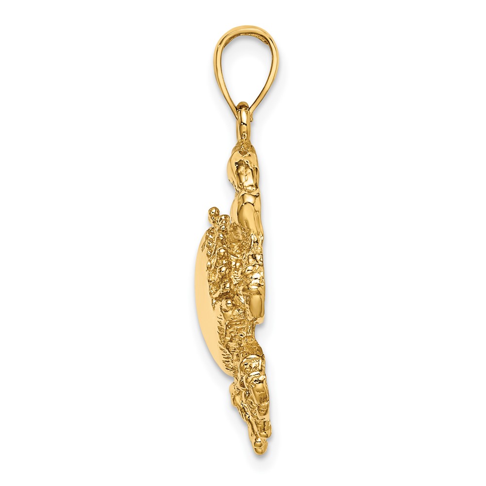 14K Crab Charm (K7628)