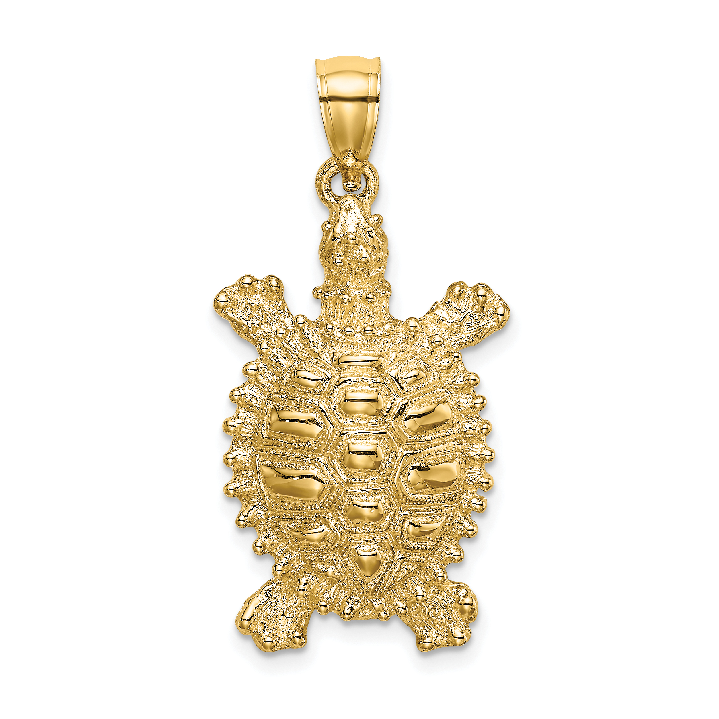 14K Land Turtle Charm (K7643)