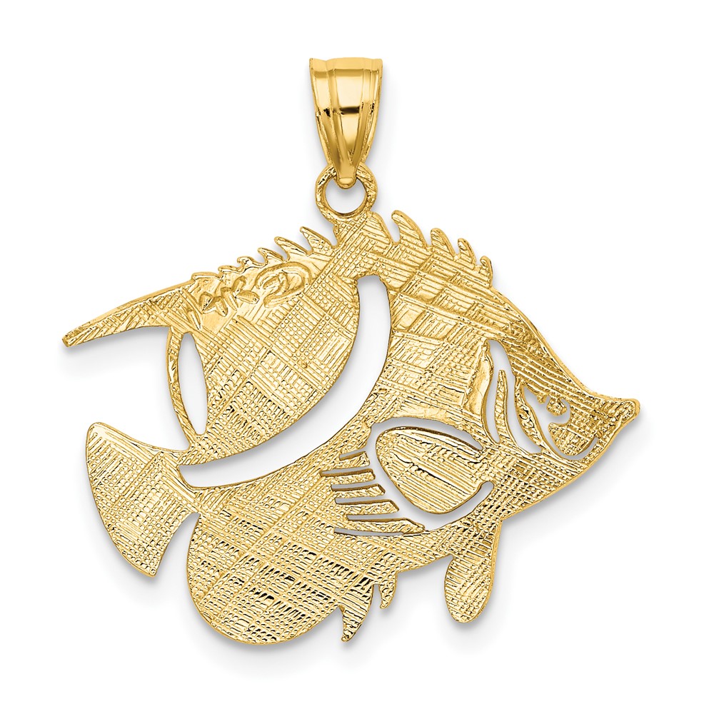 14K Fish Charm (K7807)