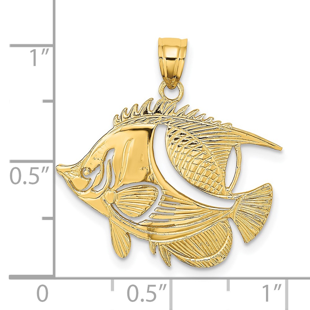 14K Fish Charm (K7807)