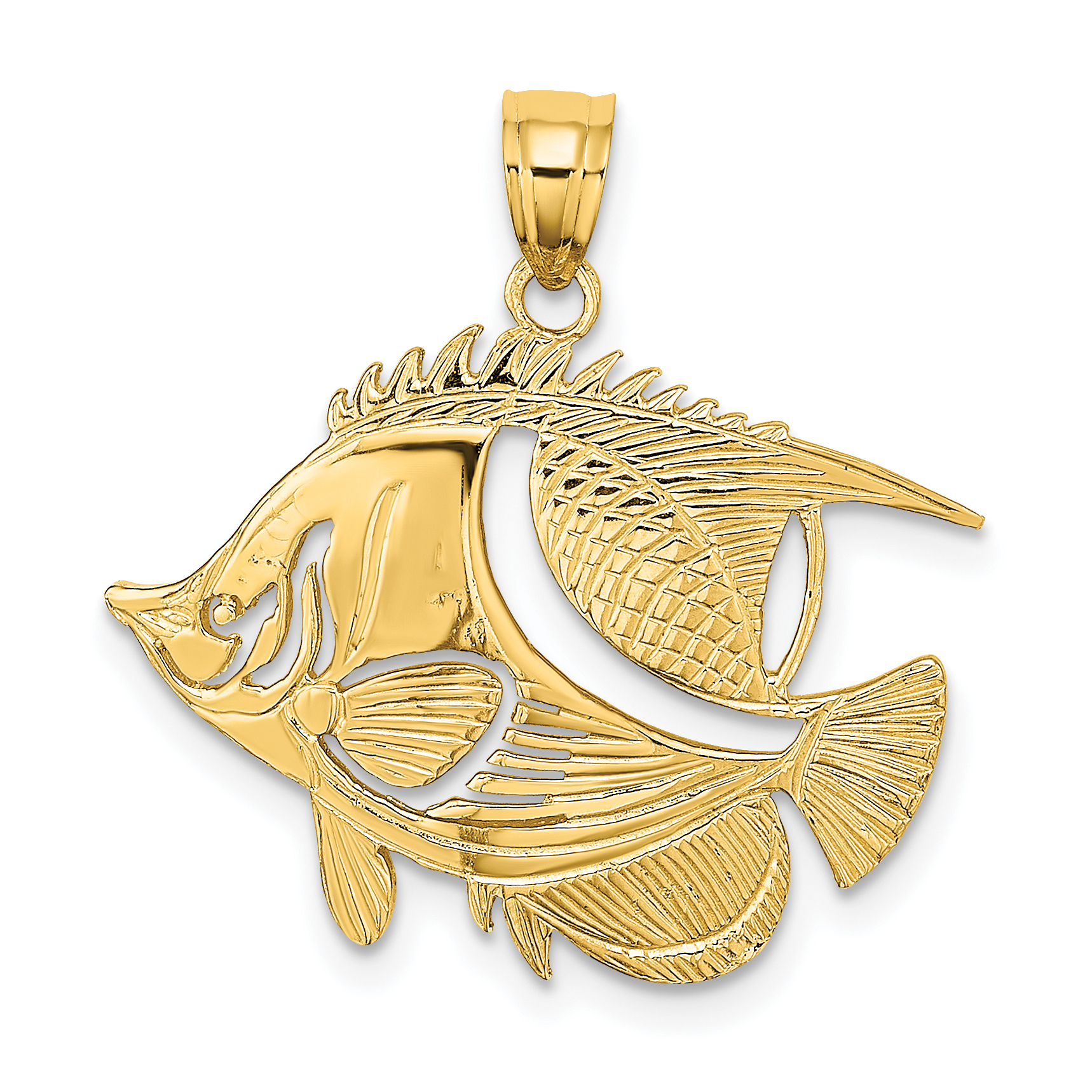14K Fish Charm (K7807)