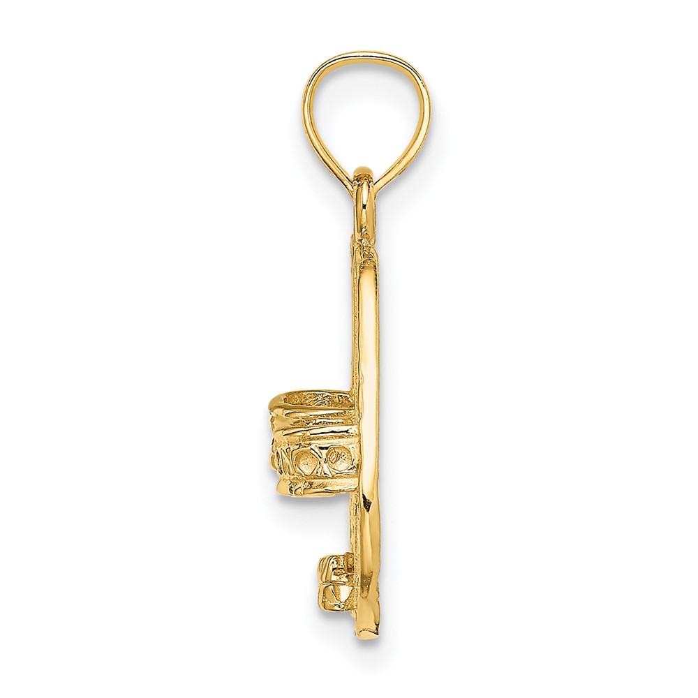 14K BAHAMAS Double Sandals Charm (K7822)