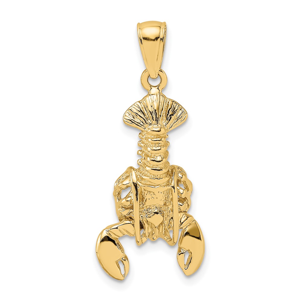 14K Moveable Lobster Charm (K7873)