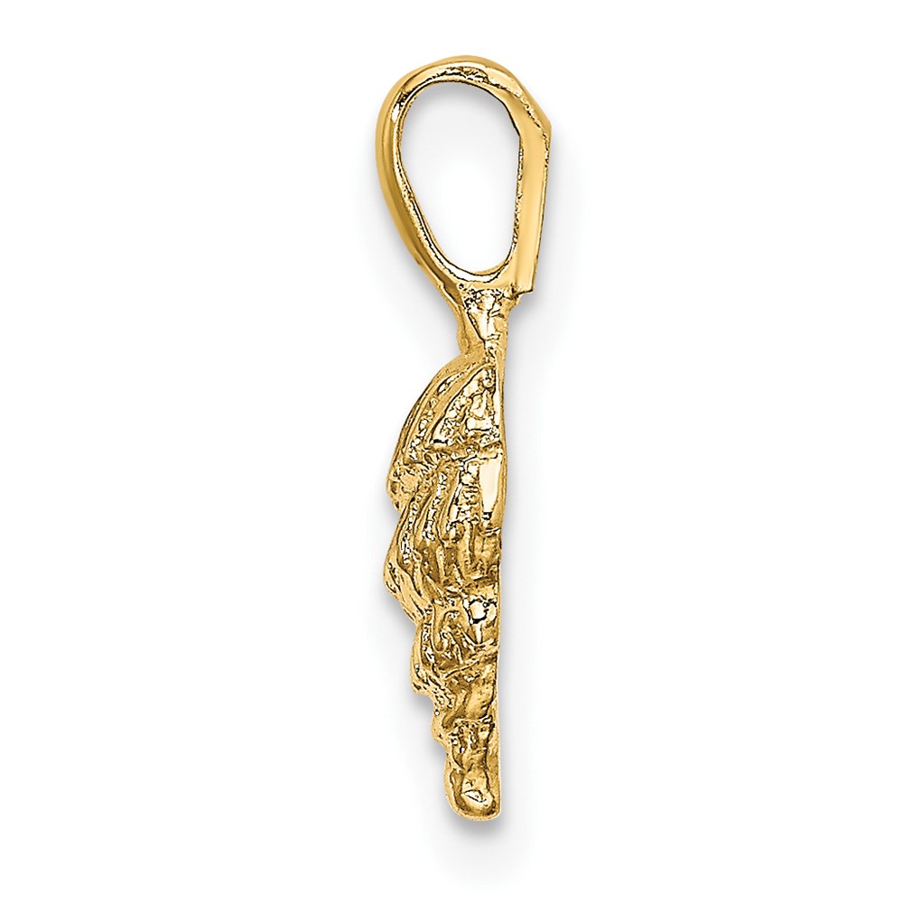14K Mini Conch Shell Charm (K7934)
