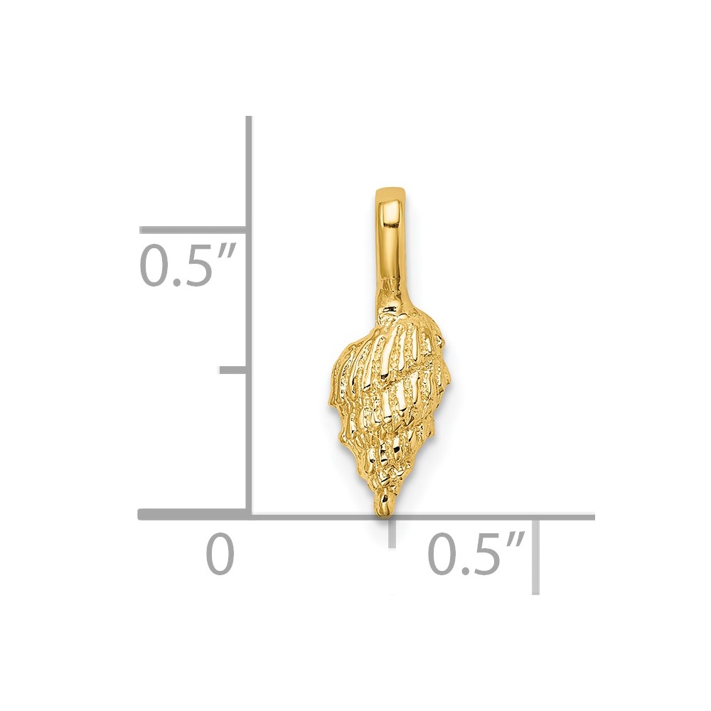 14K Mini Conch Shell Charm (K7934)