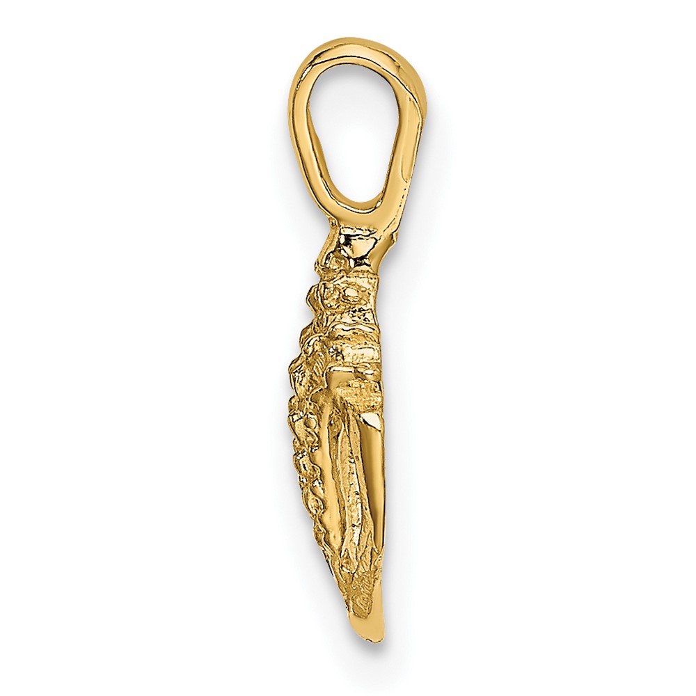 14K Mini Conch Shell Charm (K7936)