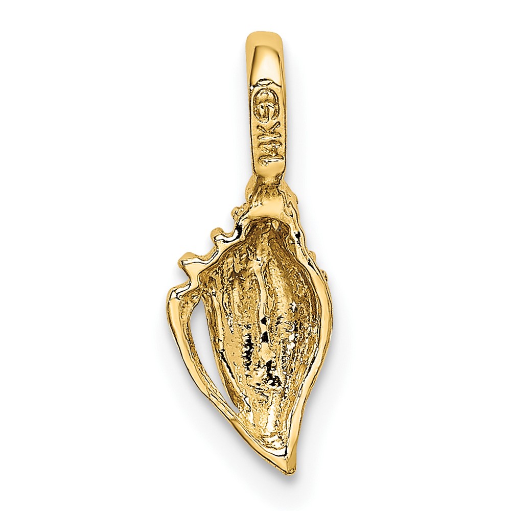 14K Mini Conch Shell Charm (K7936)
