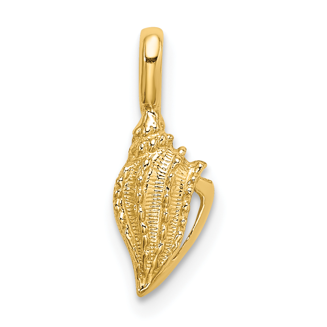 14K Mini Conch Shell Charm (K7936)