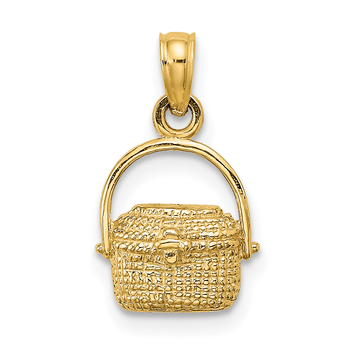 14K 2-D Nantucket Basket Charm (K7967)