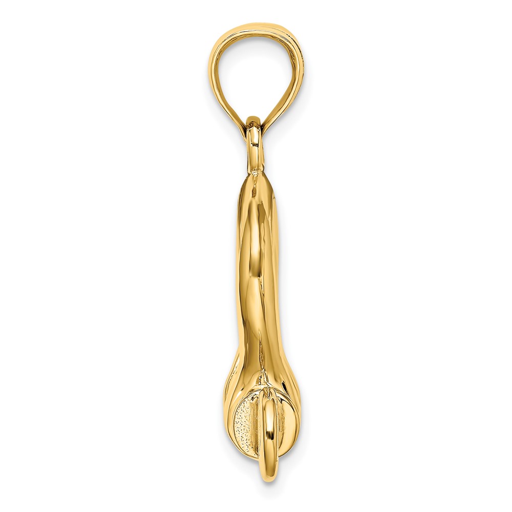 14K 3-D Large Shackle Charm (K7975)
