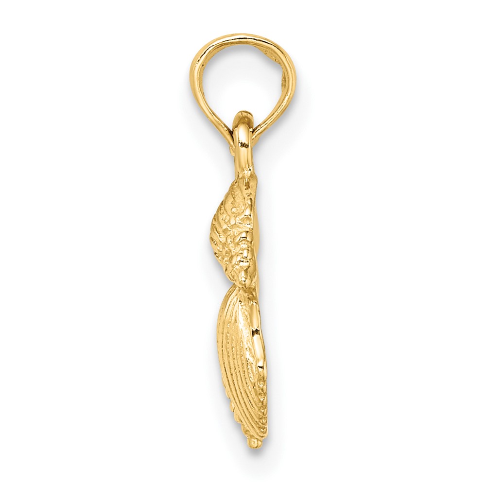 14K Four Shell Cluster Charm (K8028)