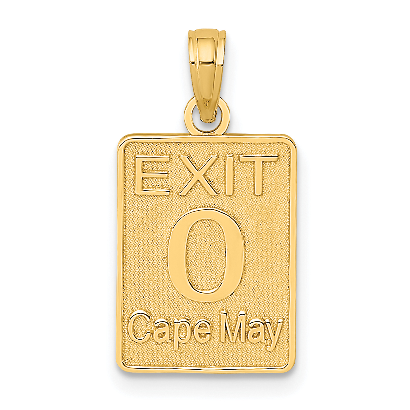 14K EXIT 0 / CAPE MAY Charm (K8043)