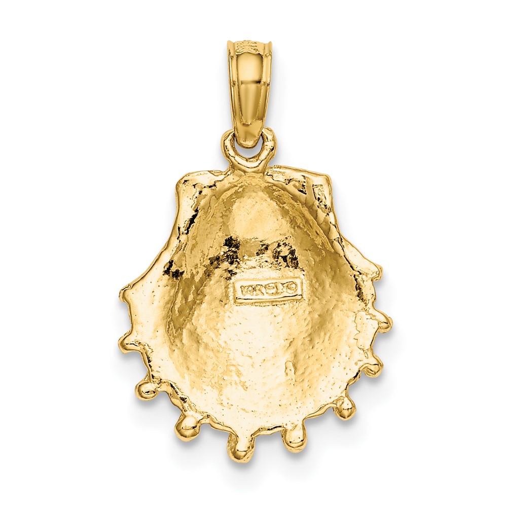 14K Lion's Paw Shell Charm (K8126)
