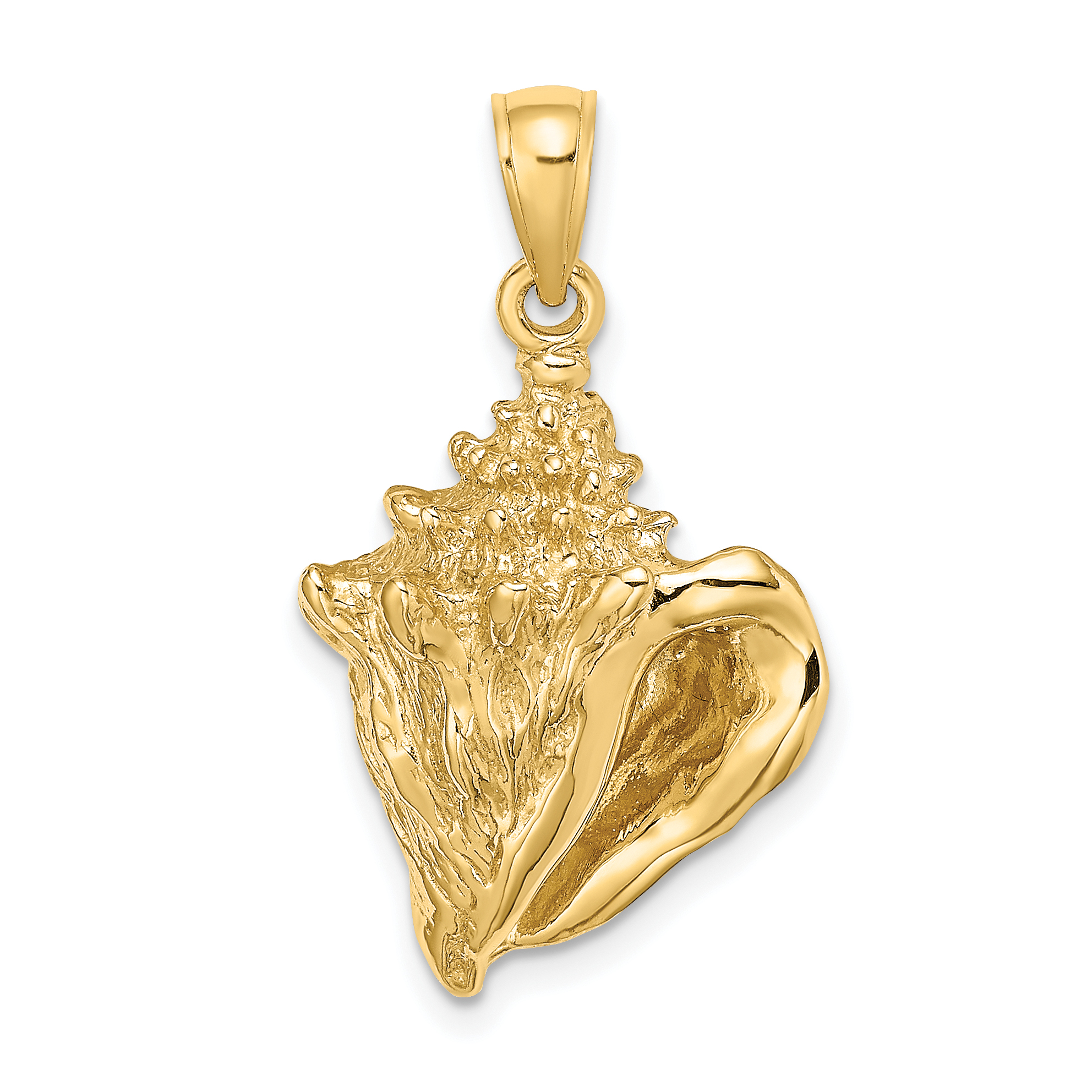 14K Conch Shell Charm (K8129)