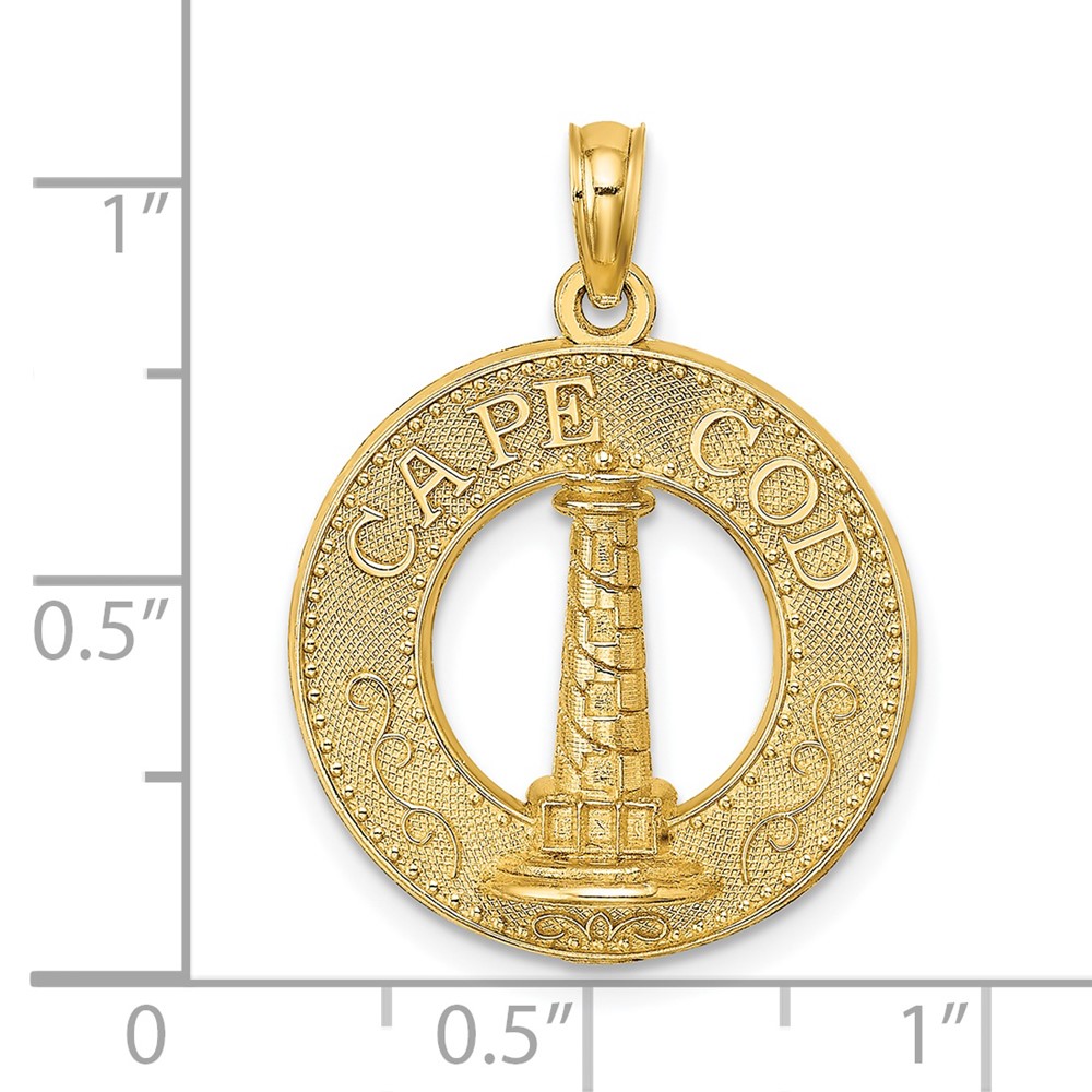 14K CAPE COD Lighthouse Charm (K8237)