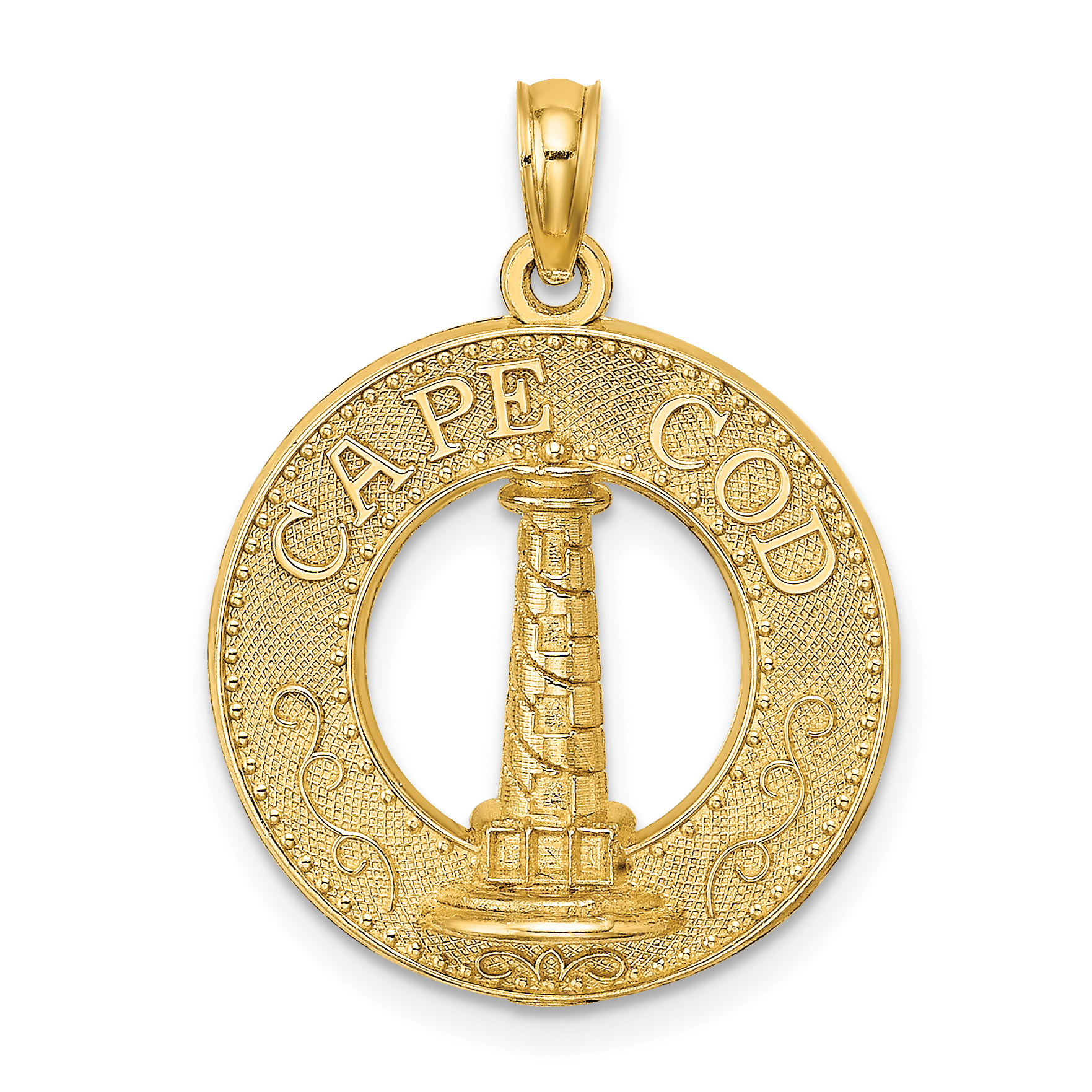 14K CAPE COD Lighthouse Charm (K8237)