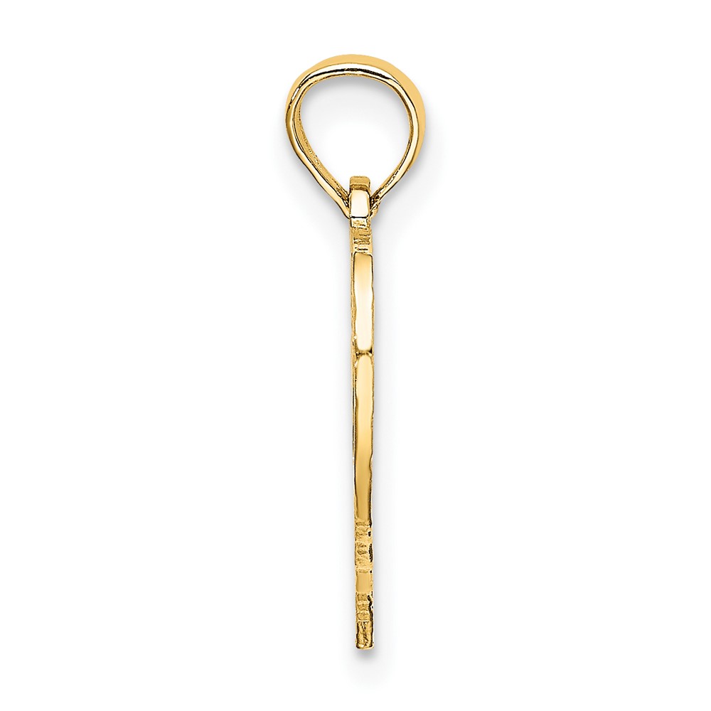 14K 21 In Heart Charm (K8288)