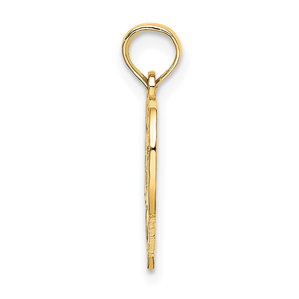14K 75 In Heart Charm (K8295)