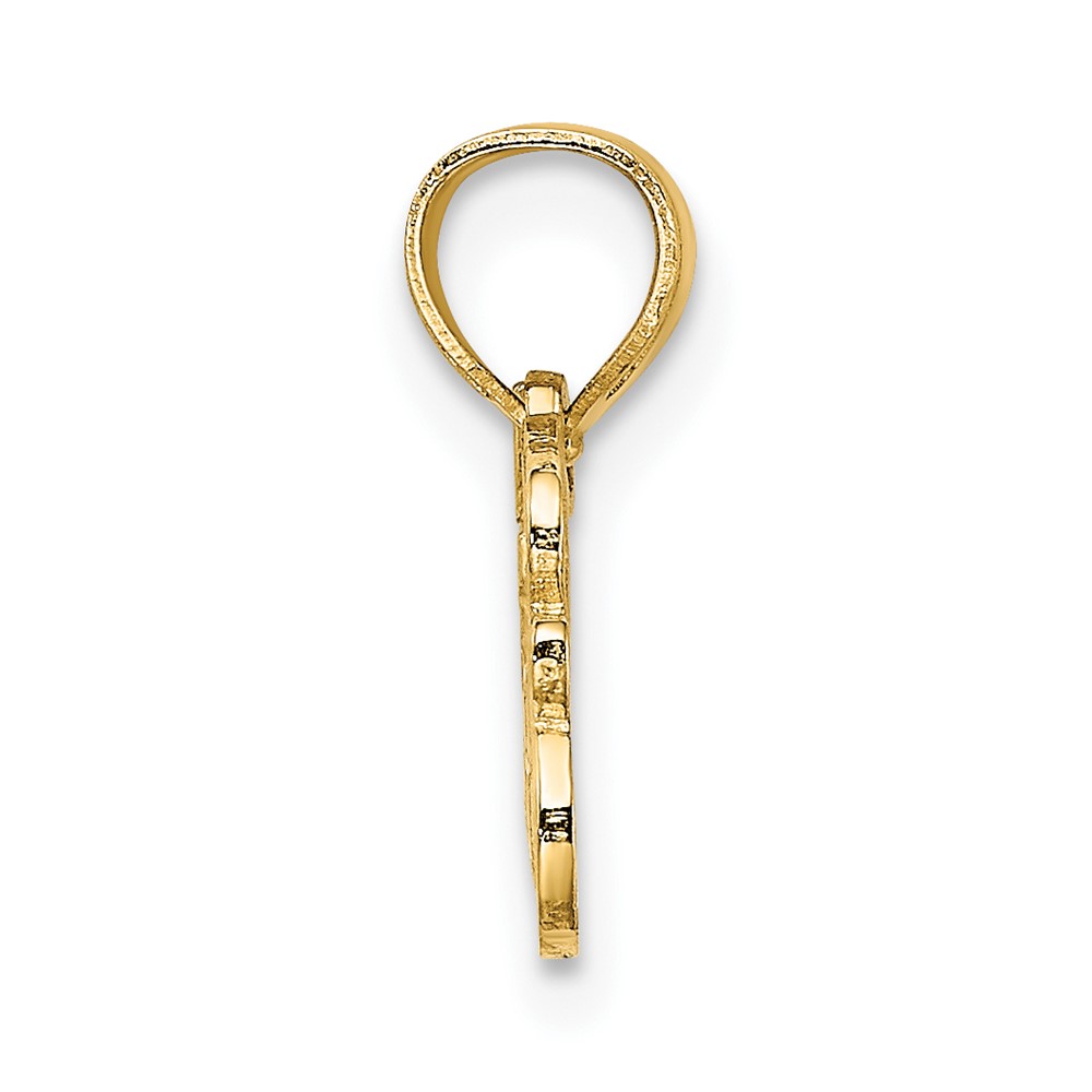 14K LOVE JESUS Script Charm (K8326)