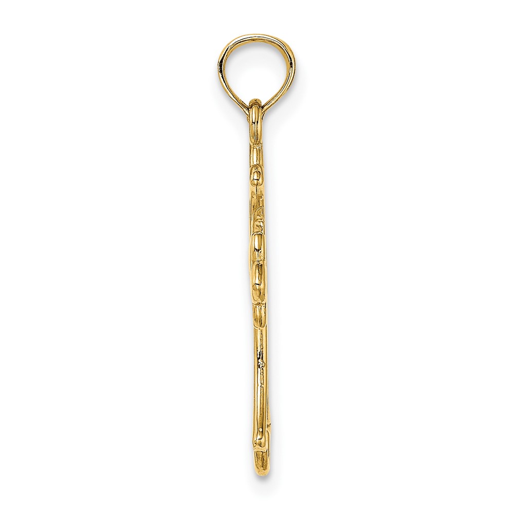14K Cut-Out Dove Center Cross Charm (K8399)