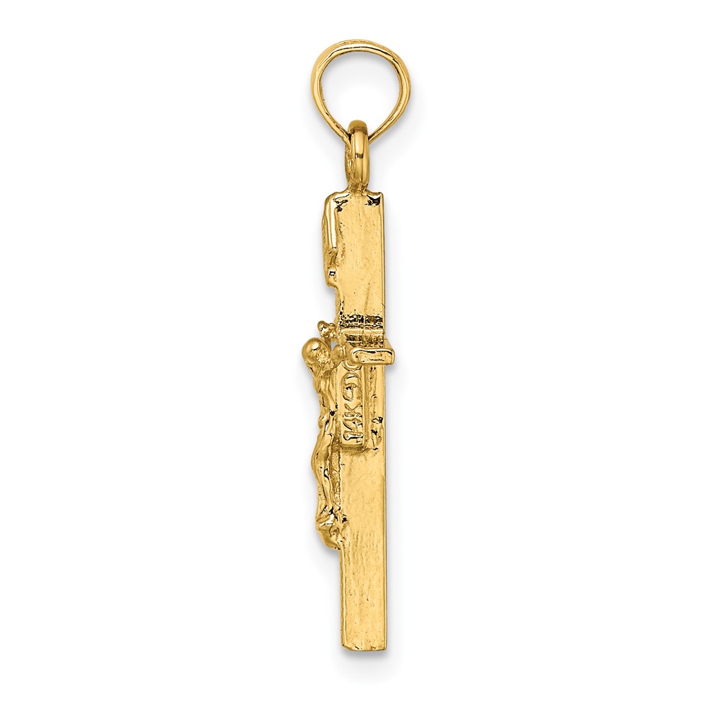 14K INRI Crucifix Charm (K8463)