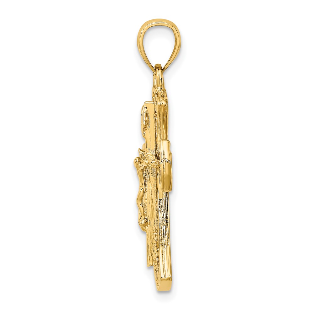 14K Crucifix Charm (K8471)