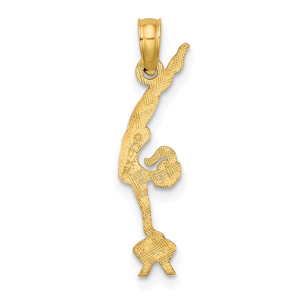 14K Gymnastics Charm (K8731)