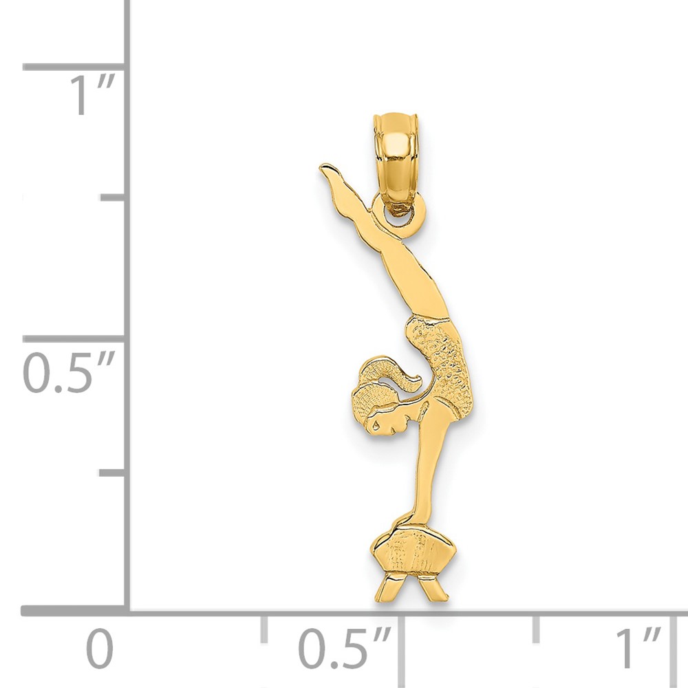 14K Gymnastics Charm (K8731)