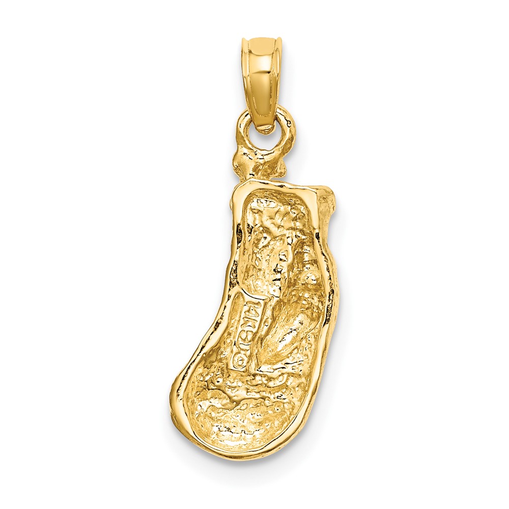 14K Polished  Single Boxing Glove Pendant (K8757)