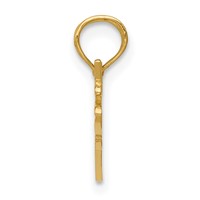 14K Yellow Gold Cessna Airplane Pendant view 2