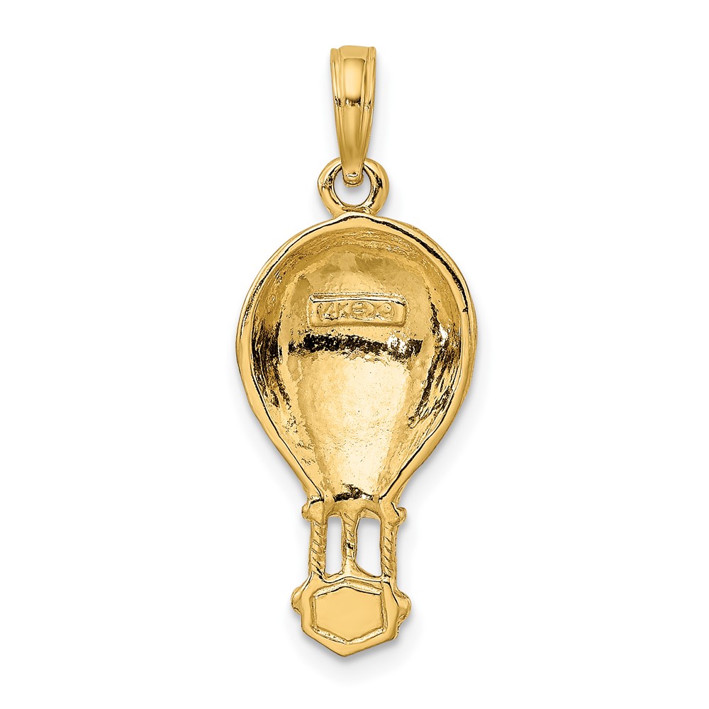 14K Polished Hot Air Ballon Charm (K8914)