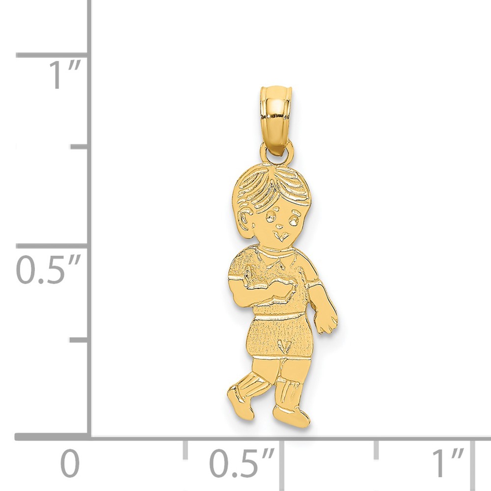 14K Little Boy Walking Charm (K8934)