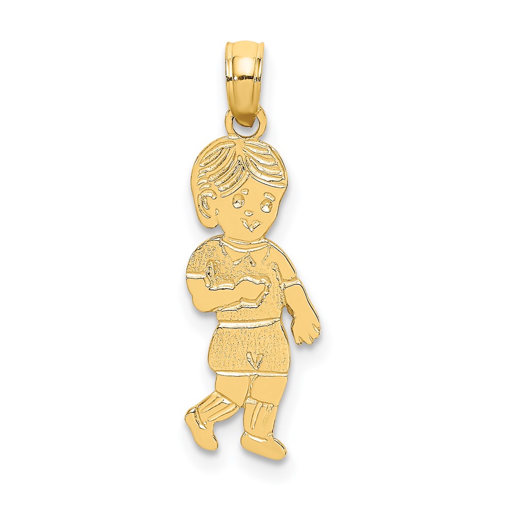 14K Little Boy Walking Charm (K8934)