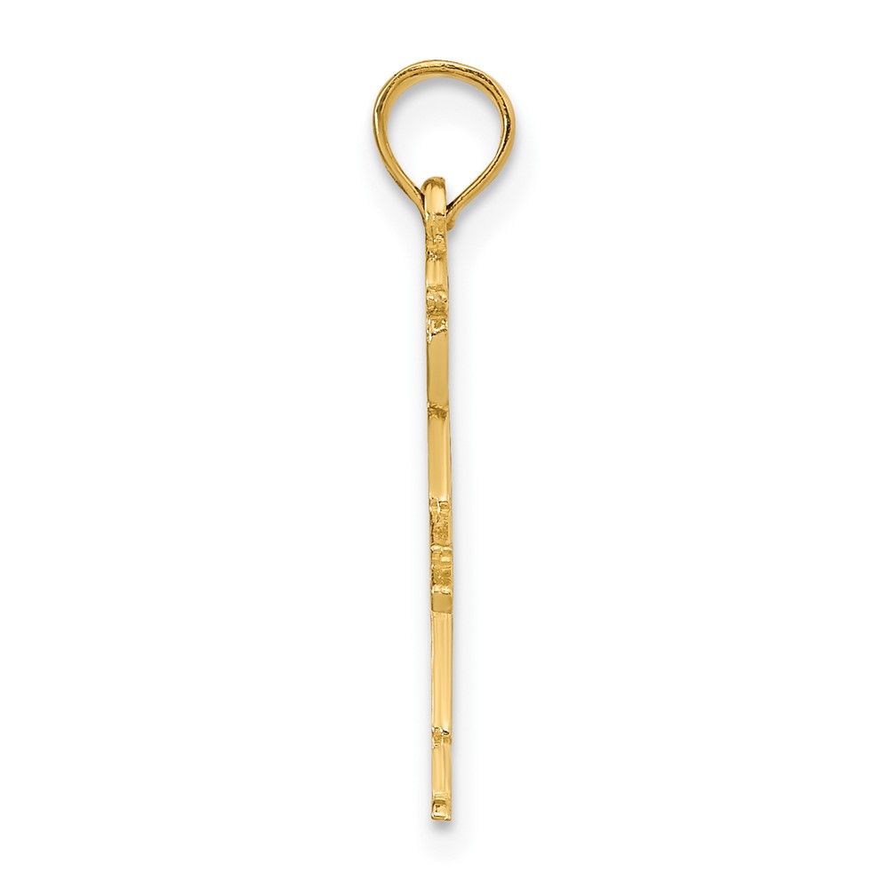 14K Boy w/ Baseball Cap Charm (K8935)