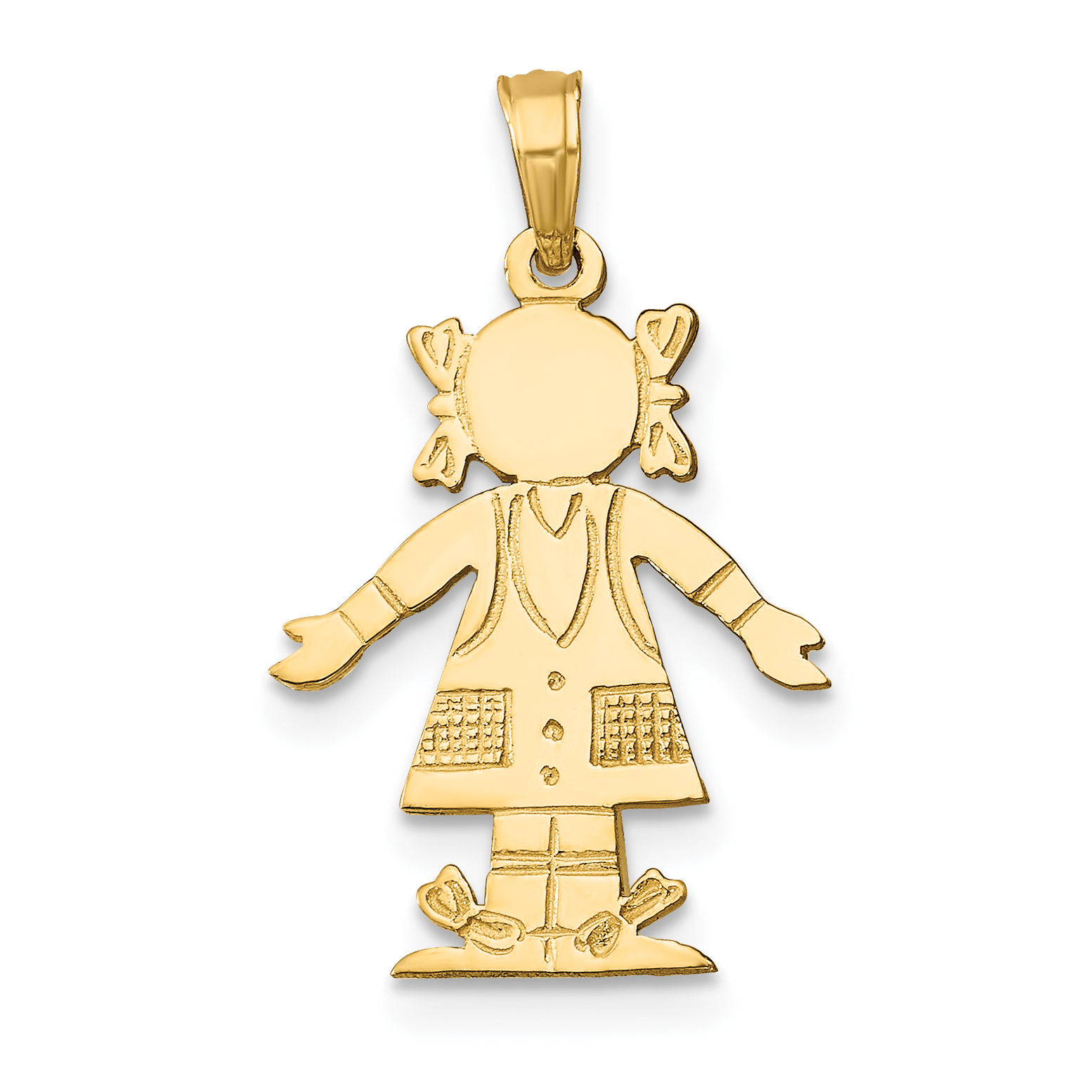 14K Girl Charm (K8936)