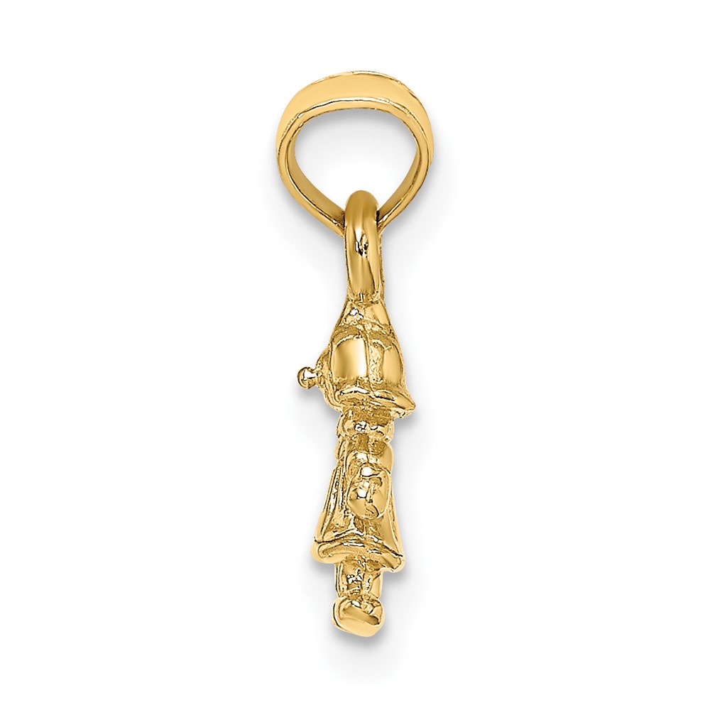 14K 3-D MINI DOLL Charm (K8938)