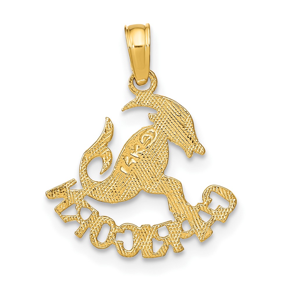 14K CAPRICORN Zodiac Charm (K8943)