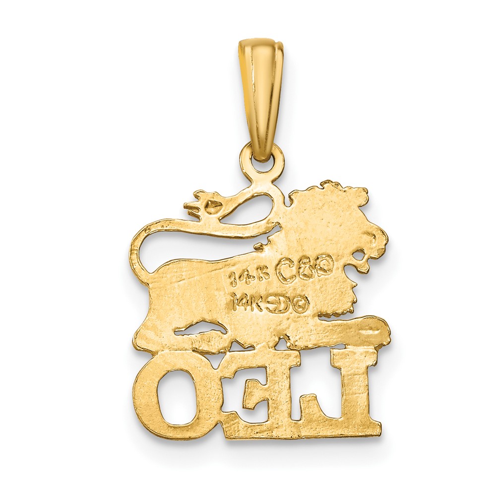 14K LEO Zodiac Charm (K8950)