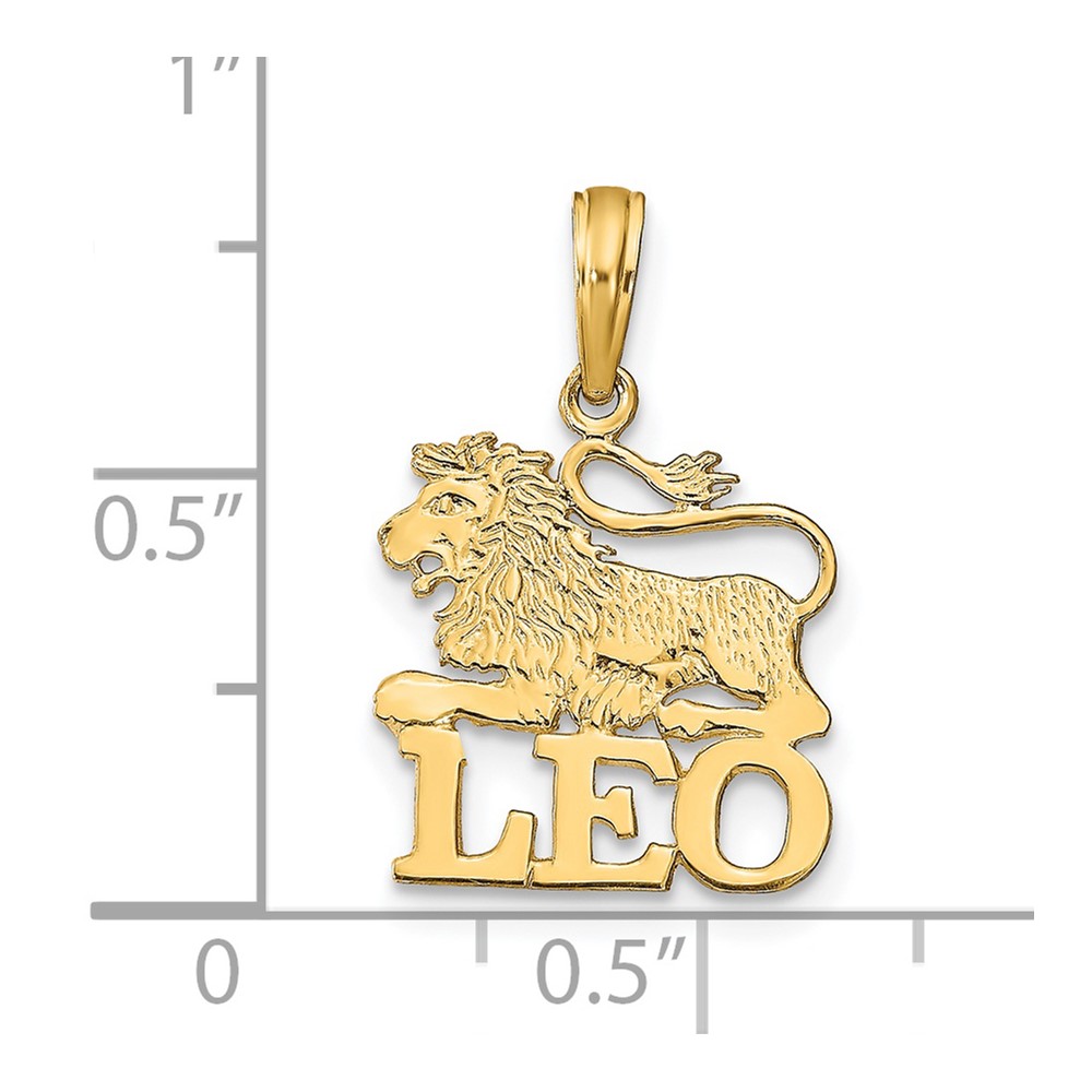 14K LEO Zodiac Charm (K8950)