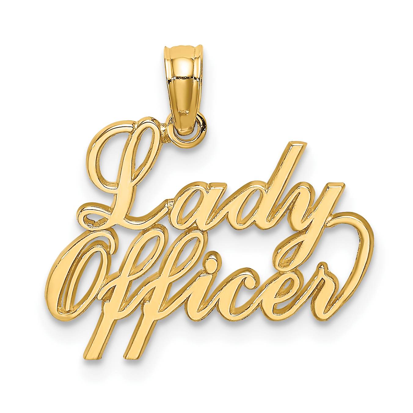 14k LADY OFFICER Charm (K906)
