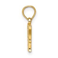 14K Yellow Gold I Heart MY Emt Charm view 2