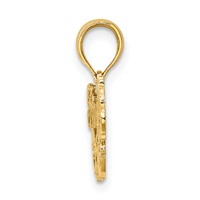 14K Firefighter's Mom Charm view 2